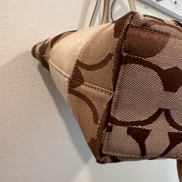 Coach Tote Brown Multi Color - Picture 8 of 11